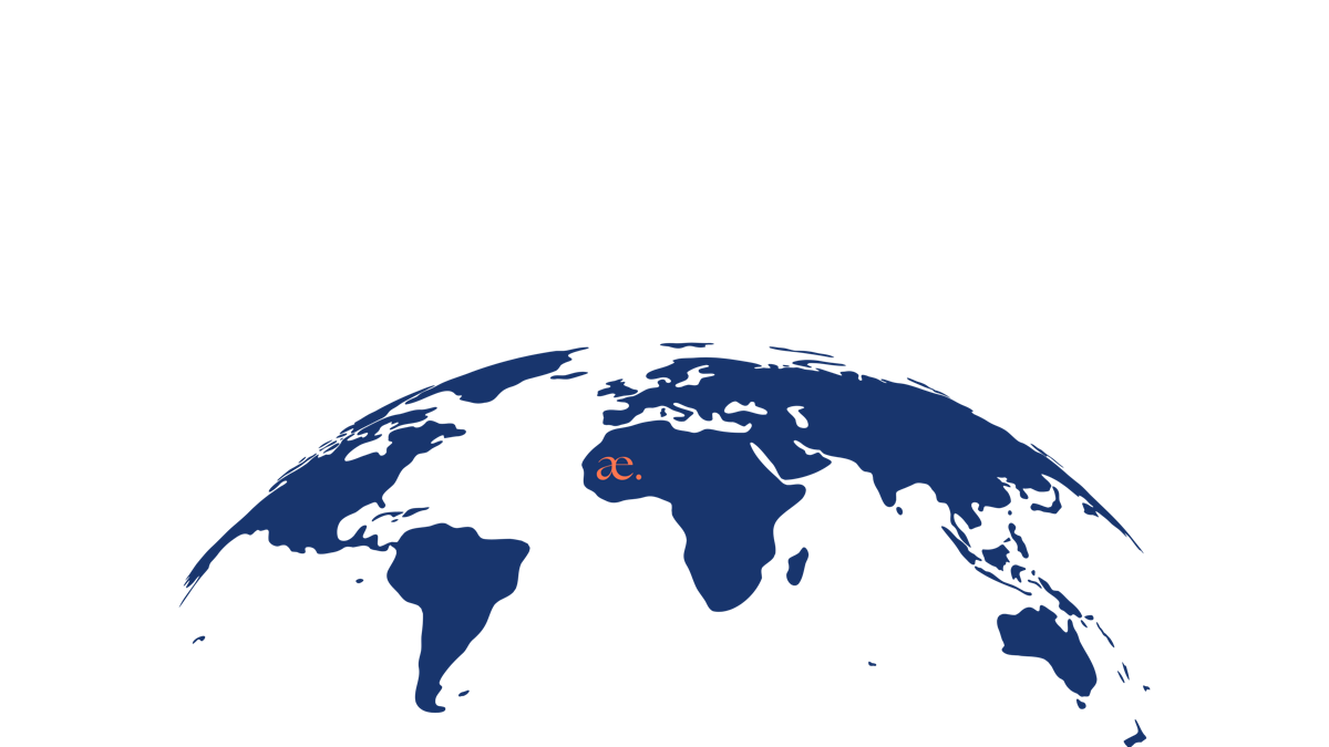 Carte du monde — réseau de créateurs en Afrique francophone et à Dakar